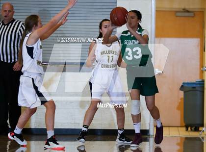 Thumbnail 1 in Garey vs. Hillcrest Christian photogallery.