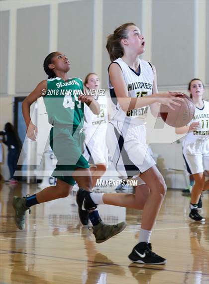 Thumbnail 1 in Garey vs. Hillcrest Christian photogallery.