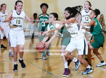 Thumbnail 1 in Garey vs. Hillcrest Christian photogallery.