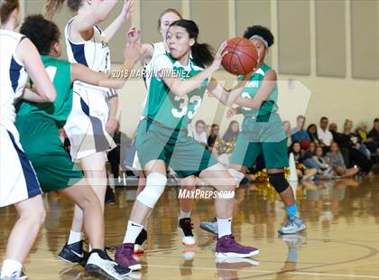 Thumbnail 3 in Garey vs. Hillcrest Christian photogallery.