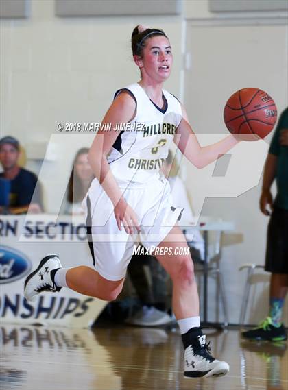 Thumbnail 3 in Garey vs. Hillcrest Christian photogallery.
