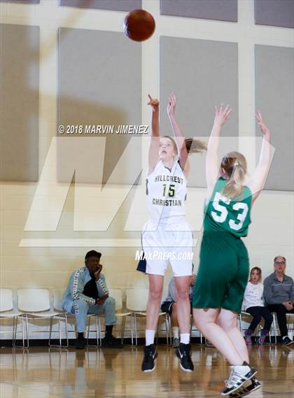 Thumbnail 3 in Garey vs. Hillcrest Christian photogallery.