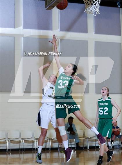 Thumbnail 1 in Garey vs. Hillcrest Christian photogallery.