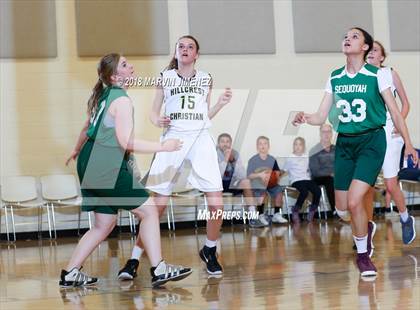 Thumbnail 1 in Garey vs. Hillcrest Christian photogallery.