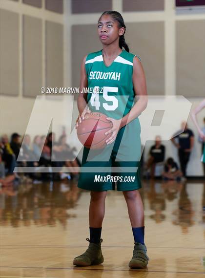 Thumbnail 2 in Garey vs. Hillcrest Christian photogallery.