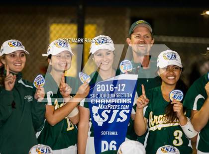 Thumbnail 1 in Argonaut vs. Woodland Christian (CIF SJS D6 Final Game 2) photogallery.