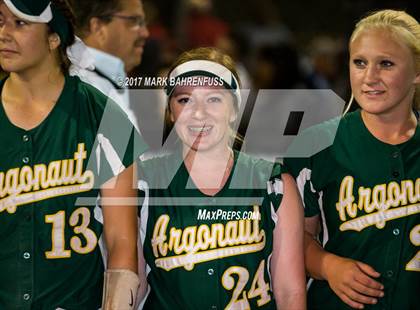 Thumbnail 1 in Argonaut vs. Woodland Christian (CIF SJS D6 Final Game 2) photogallery.