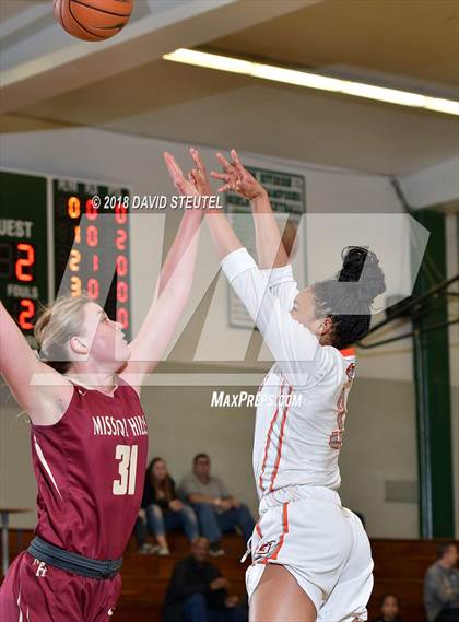 Thumbnail 2 in Mission Hills vs. Central (St. Mary's Stockton MLK Showcase) photogallery.