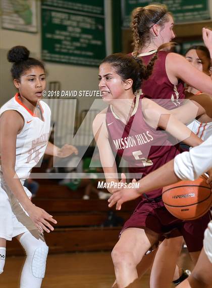 Thumbnail 3 in Mission Hills vs. Central (St. Mary's Stockton MLK Showcase) photogallery.