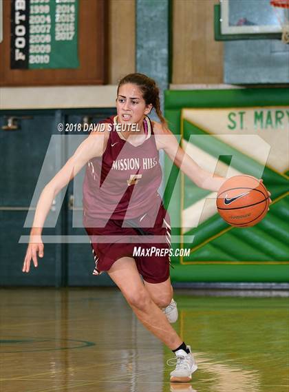 Thumbnail 2 in Mission Hills vs. Central (St. Mary's Stockton MLK Showcase) photogallery.