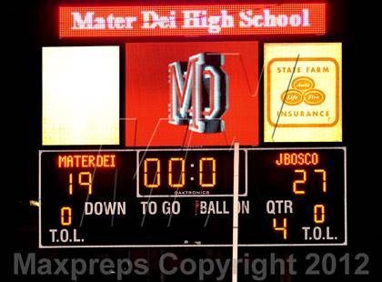 Thumbnail 3 in St. John Bosco @ Mater Dei photogallery.