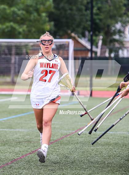Thumbnail 2 in Wayland vs Duxbury (MIAA Division 2 Semifinal) photogallery.