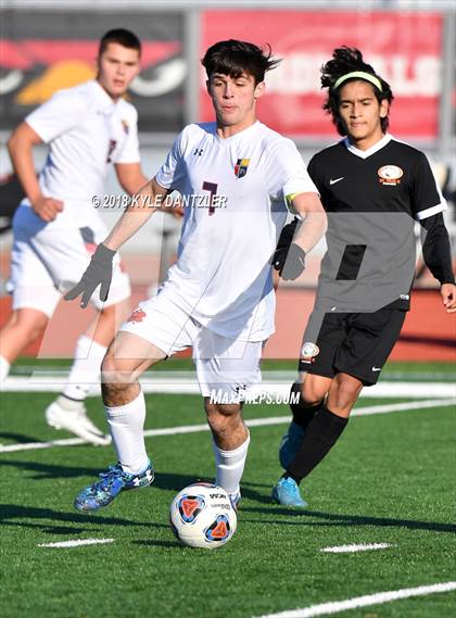 Thumbnail 3 in St. Pius X @ John Paul II (TAPPS Division 1 Playoff) photogallery.