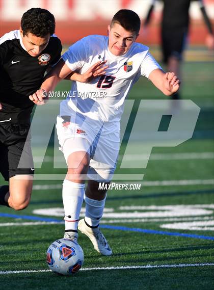 Thumbnail 2 in St. Pius X @ John Paul II (TAPPS Division 1 Playoff) photogallery.