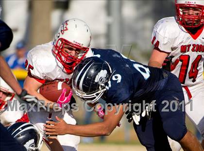 Thumbnail 1 in Mater Dei vs. Mt. Zion photogallery.