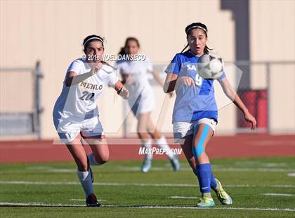 Thumbnail 2 in Santa Teresa vs. Menlo School (Firebird Classic) photogallery.