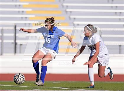Thumbnail 2 in Santa Teresa vs. Menlo School (Firebird Classic) photogallery.