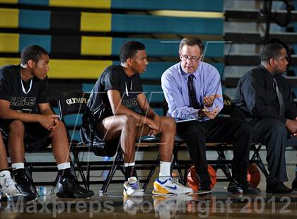 Thumbnail 2 in Canyon Crest Academy vs. Olympian (Eagle Invitational) photogallery.
