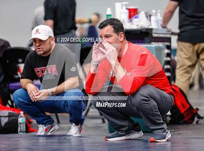 Thumbnail 3 in GHSA Boys' 6A Duals Championship photogallery.