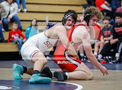 Thumbnail 3 in GHSA Boys' 6A Duals Championship photogallery.