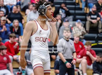 Thumbnail 3 in GHSA Boys' 6A Duals Championship photogallery.