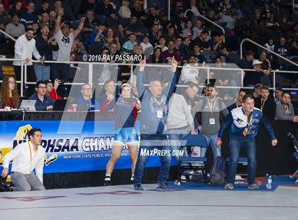 Thumbnail 1 in NYSPHSAA D1 Wrestling Championships (Semifinals 138 -170 lbs) photogallery.