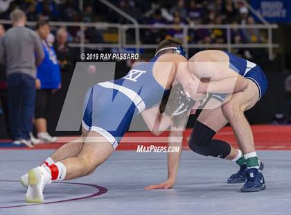 Thumbnail 2 in NYSPHSAA D1 Wrestling Championships (Semifinals 138 -170 lbs) photogallery.