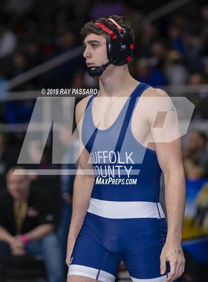 Thumbnail 2 in NYSPHSAA D1 Wrestling Championships (Semifinals 138 -170 lbs) photogallery.
