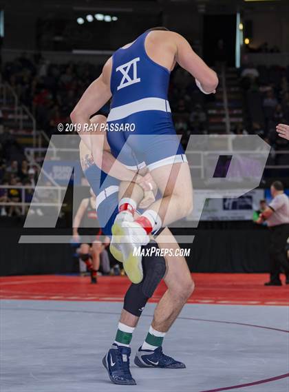 Thumbnail 3 in NYSPHSAA D1 Wrestling Championships (Semifinals 138 -170 lbs) photogallery.