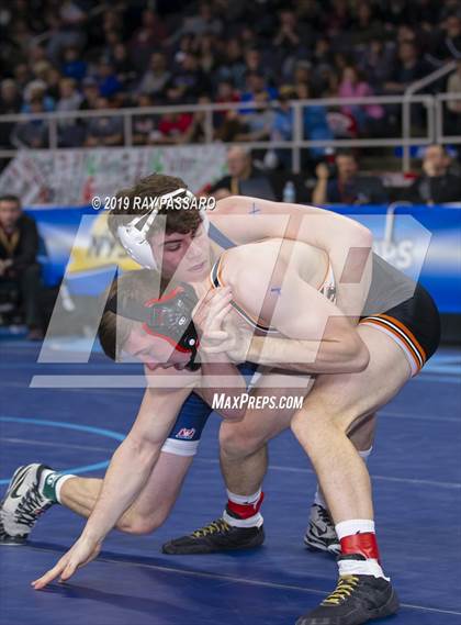 Thumbnail 2 in NYSPHSAA D1 Wrestling Championships (Semifinals 138 -170 lbs) photogallery.