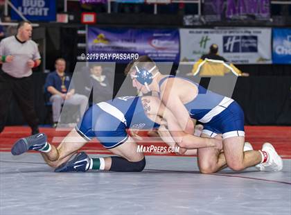 Thumbnail 3 in NYSPHSAA D1 Wrestling Championships (Semifinals 138 -170 lbs) photogallery.