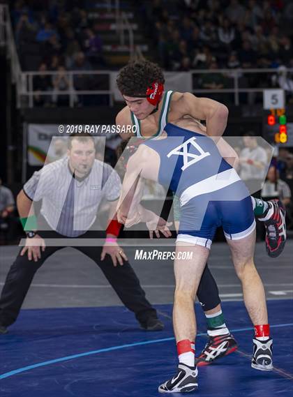 Thumbnail 2 in NYSPHSAA D1 Wrestling Championships (Semifinals 138 -170 lbs) photogallery.