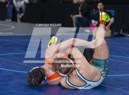 Thumbnail 1 in NYSPHSAA D1 Wrestling Championships (Semifinals 138 -170 lbs) photogallery.
