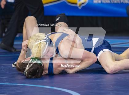 Thumbnail 2 in NYSPHSAA D1 Wrestling Championships (Semifinals 138 -170 lbs) photogallery.