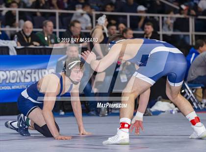 Thumbnail 2 in NYSPHSAA D1 Wrestling Championships (Semifinals 138 -170 lbs) photogallery.
