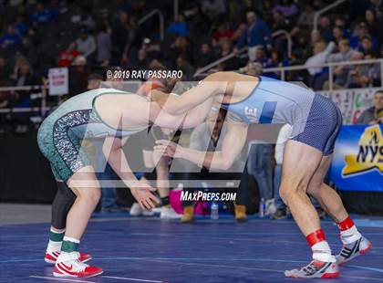 Thumbnail 3 in NYSPHSAA D1 Wrestling Championships (Semifinals 138 -170 lbs) photogallery.