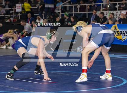 Thumbnail 1 in NYSPHSAA D1 Wrestling Championships (Semifinals 138 -170 lbs) photogallery.
