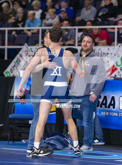 Thumbnail 3 in NYSPHSAA D1 Wrestling Championships (Semifinals 138 -170 lbs) photogallery.