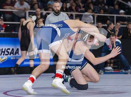 Thumbnail 2 in NYSPHSAA D1 Wrestling Championships (Semifinals 138 -170 lbs) photogallery.