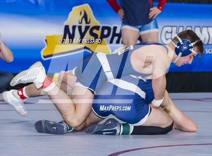 Thumbnail 3 in NYSPHSAA D1 Wrestling Championships (Semifinals 138 -170 lbs) photogallery.