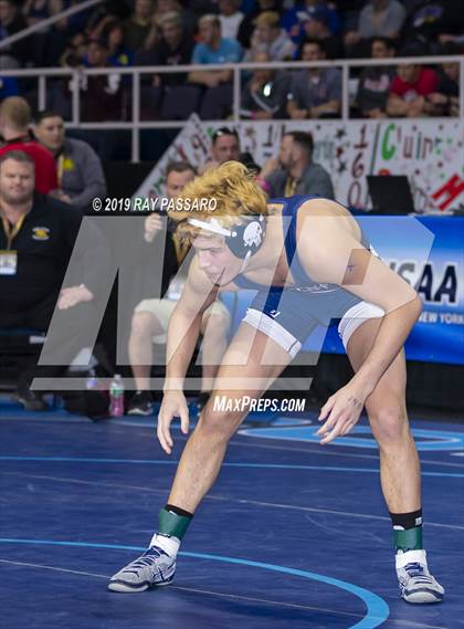 Thumbnail 3 in NYSPHSAA D1 Wrestling Championships (Semifinals 138 -170 lbs) photogallery.