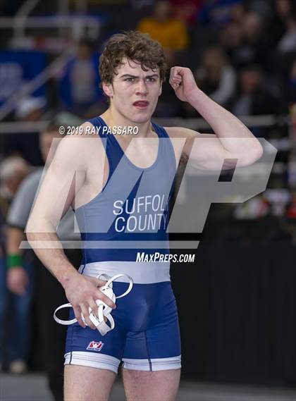 Thumbnail 2 in NYSPHSAA D1 Wrestling Championships (Semifinals 138 -170 lbs) photogallery.