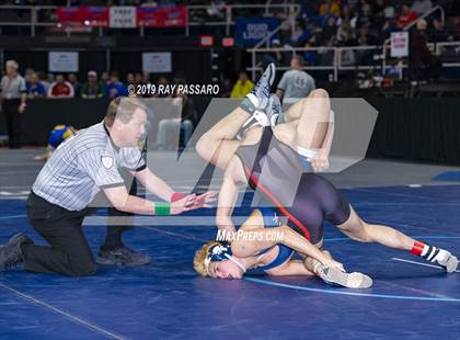 Thumbnail 2 in NYSPHSAA D1 Wrestling Championships (Semifinals 138 -170 lbs) photogallery.