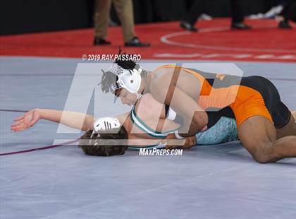 Thumbnail 1 in NYSPHSAA D1 Wrestling Championships (Semifinals 138 -170 lbs) photogallery.
