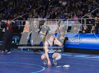Thumbnail 1 in NYSPHSAA D1 Wrestling Championships (Semifinals 138 -170 lbs) photogallery.