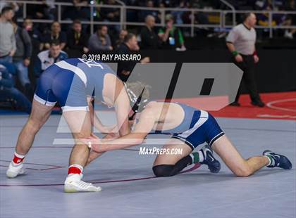 Thumbnail 2 in NYSPHSAA D1 Wrestling Championships (Semifinals 138 -170 lbs) photogallery.