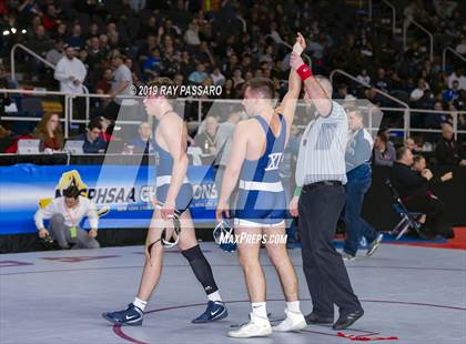 Thumbnail 2 in NYSPHSAA D1 Wrestling Championships (Semifinals 138 -170 lbs) photogallery.