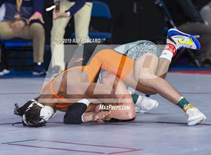 Thumbnail 1 in NYSPHSAA D1 Wrestling Championships (Semifinals 138 -170 lbs) photogallery.
