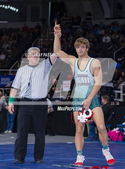 Thumbnail 3 in NYSPHSAA D1 Wrestling Championships (Semifinals 138 -170 lbs) photogallery.