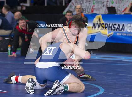 Thumbnail 2 in NYSPHSAA D1 Wrestling Championships (Semifinals 138 -170 lbs) photogallery.